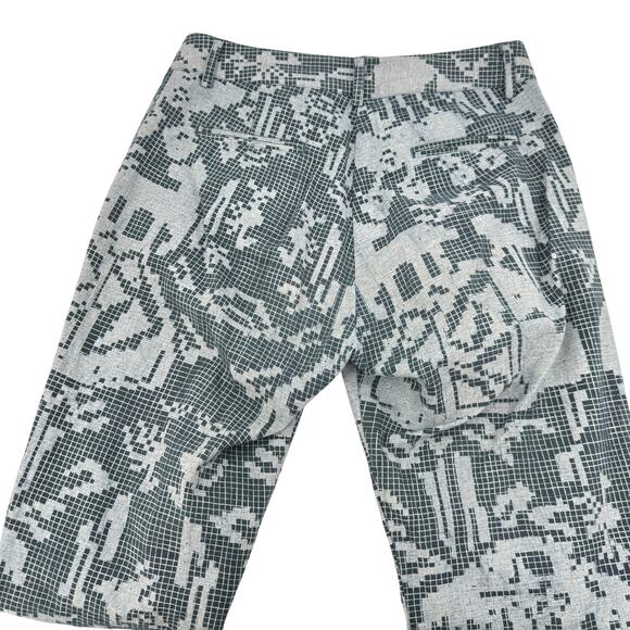 Feral Childe Made in USA Kepler Pant‎ Mars Rover Print Teal Hemp Blend Medium - Picture 6 of 7